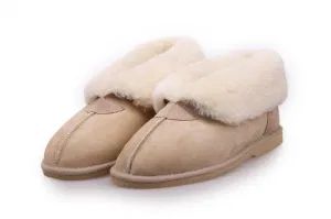 Real Fur Sheepskin Double Face Slippers Moccasins Shoes D067 - Zhengzhou Zhuowen Import and Export Trading Co., Ltd. - China