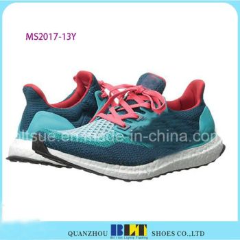 Hot Sale Flyknit Upper PU Outsole Sport Shoes MOQ 800 Insole EVA Ship by Sea Origin China Season Spring Trademark BLT Material - QUANZHOU JINJIANG NEW BLT SHOES CO.,LTD - China