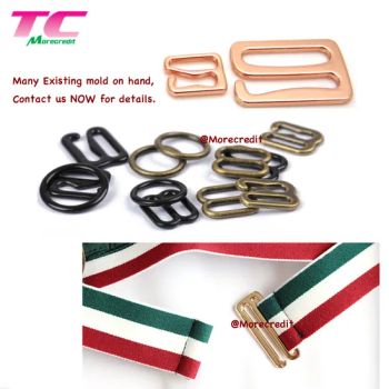 Underwear Accessories Bra Adjuster Swimwear Metal Buckles Metal Bra Rings Sliders and Hooks - DONGGUAN TIANCHEN GARMENT TECHNOLOGY CO., LTD. - China