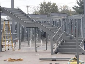 Staircase Fabricators Service Height Any Dimension Any Built Type All Service City Local Material Mild Steel Surface Treatment Hot-Dip - Triple D Prop Raj Guhan - India