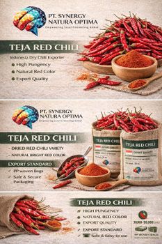 Red Teja Chili – product photo, Frozen Red Chili products found from trusted suppliers, wholesalers, manufacturers & exporters Listing