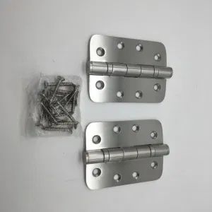 Satin Nickel 4 Inch Commercial Ball Bearing Door Hinges MOQ 500 Term Fob Origin China Trademark HM Type 180°Hinge Material - EC Hardware Co., Ltd. - China