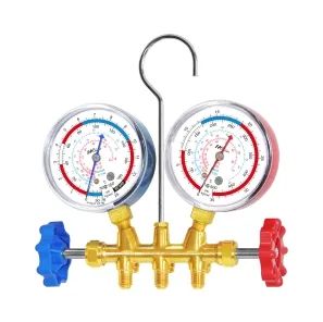 Double Gauges Manifold Set Air Conditioner Parts Refrigeration Parts Refrigeration Tools - Hengsen Smart Control Technology (Zhejiang) Co., Ltd. - China