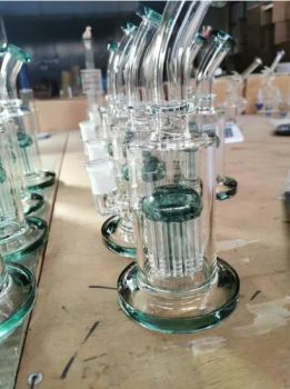 Small Glass Hookah Water Pipe DAB Rig Recycler with Glass Cigarette Bowl Glass Pipes Beaker Glass Smoking Glass Pipes Glass Heady DAB Rigs Glass Hookah Beaker - Zhejiang Shenlong International Co., Ltd. - China