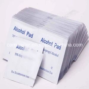 Multi Function 6X6cm Disinfectant 70 Isopropyl Cotton Swabs Sterile Alcohol Prep Pads - Care Weller Limited - China