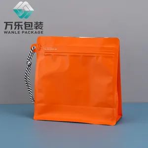 Matte Plastic Coffee Tea Bag 8S Sealed Waterproof 1-10Colors Re-Sealable MOQ100 15D - Zhejiang Wanle Packaging Co., Ltd. - China