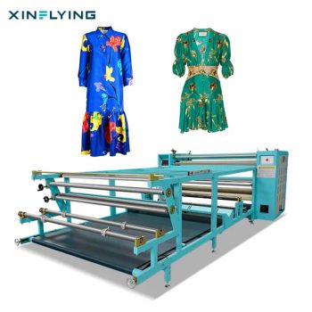 Large Fabric Textile Factory Oil Heating Large Roller Calender Textile Sublimation Printing Machines Roll to Roll Roller Heat Transfer Press Machine - Guangzhou Xin Flying Digital Technology Co., Ltd - China