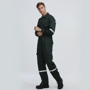 Cotton Canvas Workwear Uniform Industrial Farm Work Wear Coverall Winter Green Men's Overalls Uniform for Work - Guangzhou City Basic Clothing Co.,Ltd - China