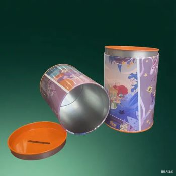 Recyclable Piggy Bank /Money Box Piggy Bank Coin Tube Coin Can Paper Tube Paper Can Tinplate Piggy Bank / Tinplate Money Box - Shenzhen Xinhao Environmental Protection Packaging Materials Co., Ltd - China