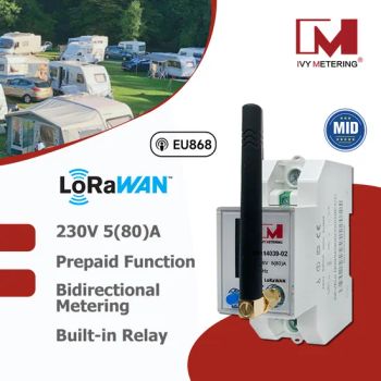 Single Phase Smart Electricity Lorawan Energy Meter Smart Home Wireless Power Meter - IVY METERING CO., LTD. - China