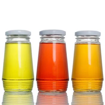 Stocked 220ml 10oz Condiments Pickles Apple Jelly Jam Glass Jar for Honey - Yantai Changyou Glass Co., Ltd. - China