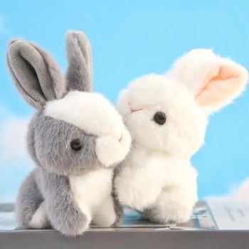 Plush Bunny Rabbit Plush Keychains Toys Cute Plush Bunny Stuffed Animals Toys - Skylark Network Co., Ltd. - China