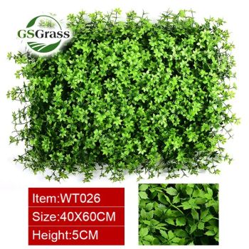 Long Lasting Plastic Flowers Panels, Cheap Ornamental Plants Wall for Residential, Public Decoration - Cangzhou Guangsu E-COMMERCE Co., Ltd. - China