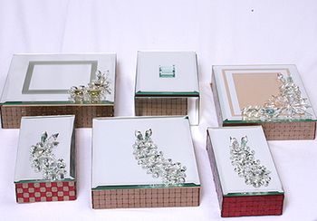 Metal Decorative Jewelry Boxes Color Silver I Deal In New Only Usage/Application Home Jewellery Box Material Metal Country of Origin Made in - R. K. Ads & Laminates - India