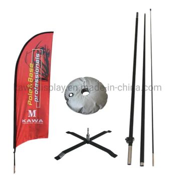 Wholesale Beach Feather Tear Drop Flag Outdoor Banner Stand Teardrop Flag Pole - Weihai Kawa Composite Products Co., Ltd. - China