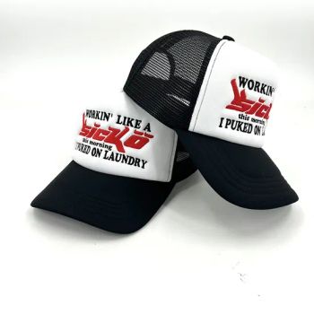 Custom High Quality Embroidery Trucker Hats, Trucker Caps with Puff Printing Logo Plain Foam Trucker Hats - Shenzhen Dingguan Hat Making Co., Ltd. - China