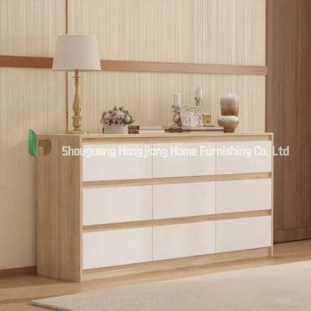 Home Bedroom Chest of Drawers Simple Modern Living Room Against The Wall Storage Cabinet - Shouguang Hongjiang Home Furnishing Co., Ltd - China