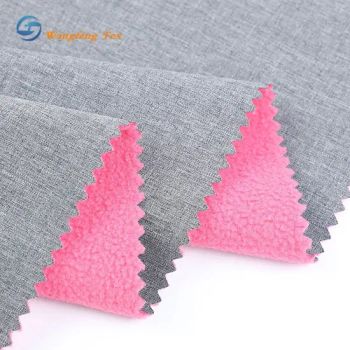 Popular Design Four Way Stretch Bonded Jacquard Polar Fleece Softshell for Winter Outdoor Jackets - SUZHOU WANGFENG TEXTILE CO., LTD. - China