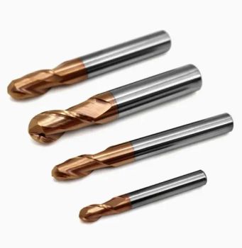 High Quality HRC55 Carbide Ball Nose End Mills 2 Flutes Tisin 3-20mm for Steel - MSK (Tianjin) International Trading Co., Ltd. - China