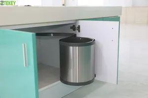 Tekey JC630 Dark Grey Kitchen Bin ABS+PP 31x31x35.5CM Eco-Friendly 1Y - Guangzhou Huadu District Tekey Manufacturing Factory - China