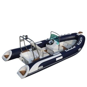 Fashion 4.8m PVC Center Console Fiberglass Inflatable Boats with Motor - Qingdao Lanzhou Boat Co., Ltd - China