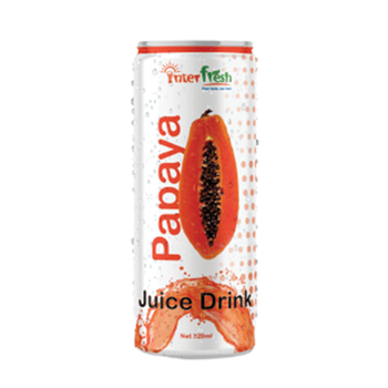 Papaya Fruit Juice Drink Fresh-Squeezed Daily Soft Drinks Can (Tinned) Puree Low-Carb Natural Instant Fruit Juice - INTERFRESH FOOD AND BEVERAGE COMPANY LIMITED - Vietnam