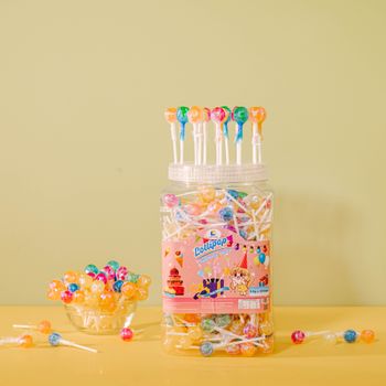 Top sell Candy sweet Tasty Lollipop candy with synthetic flavour from natural fresh fruits made in Vietnam manufacture - ANDY FOOD INTERNATIONAL JOINT STOCK COMPANY - Vietnam
