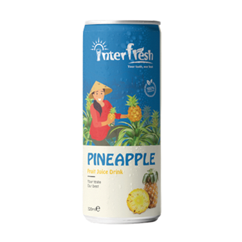 Pineapple Fruit Juice Drink Can (Tinned) Healthy Instant Beverage Puree Concentrate Sterilized Fruit Juice - INTERFRESH FOOD AND BEVERAGE COMPANY LIMITED - Vietnam