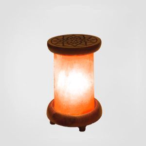 Himalayan Rock Salt Lamp Ambient Color Pinkish-orange Texture Natural, Varied Material Himalayan Rock Salt Light Emission Type Soft White Ambient - Patel & Sons - Pakistan