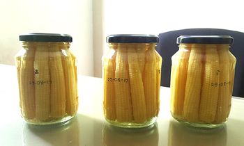 Baby Corn in Glass Jar Taste Salty Product Type Food Shelf Life 2 Years Packaging Glass Jar Delivery Time 40 Days Preservation Process - UNITY AGRO FOODS - India