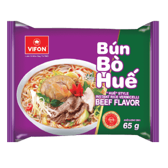 “Hue” Style Instant Rice Vermicelli Beef Flavor 65gr/ bag x 30 - SMART FOOD  - Vietnam