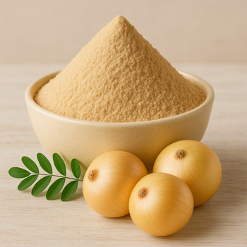 Onion Powder Form Powder Shelf Life 12 Months Certifications Fssai, Iso Nutritional Fiber 8–10 G Per 100g Nutritional Protein 10 G Per - HERBIIX  - India