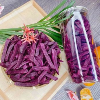 Hot sale Dried Fruits and vegetable for snack Dried Sweet purple potato Dried vegetable snack origin Vietnam ready to export - NGAN HOA PHAT TRADING SERVICE COMPANY LIMITED - Vietnam