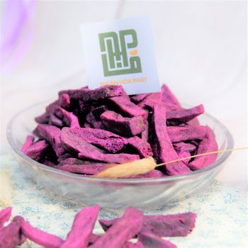 ONLY ONE : DRIED PURPLE SWEET POTATO 100% NATURAL Suitable for all ages Eat delicious Natural sweet from NGAN HOA PHAT TRADING SERVICE COMPANY LIMITED ONLY ONE : DRIED PURPLE SWEET POTATO 100% NATURAL Suitable for all ages Eat delicious Natural sweet - NGAN HOA PHAT TRADING SERVICE COMPANY LIMITED - Vietnam