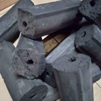 hexagonal charcoal briquette - charcoal Briquettes - Indonesia