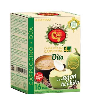 Coconut Cappuccino 4in1 Instant Coffee - Golden Weasel C7 Coffee - HUCAFOOD - HUCAFOOD PRODUCTION – TRADING Co., Ltd. - Vietnam