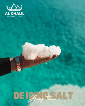 Rock Salt  Max. Moisture (%) 1.5 Type rock salt ( 0:12 / 0:20 / 2:6) Packaging loose in bulk or bags 25k in jumpo - Alkhalil for salt Export  - Egypt