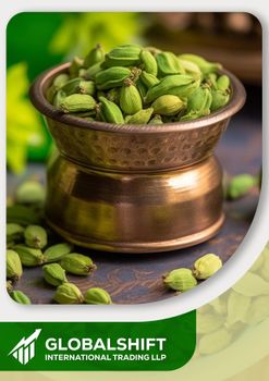 Indian Green Cardamom (All Varieties) Hs Code 090831 Size 6 Mm To 8 Mm Origin Kerala, India Grade A (top Quality) Aroma Intense, Sweet, And - GLOBALSHIFT INTERNATIONAL TRADING LLP - India