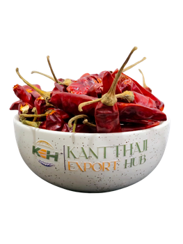 Dry Red Chillies Shelf Life Long Max. Moisture (%) < 12% Storage Type Cool and Dry (20°C) Packaging Flexible (as - Kantthaji Export Hub - India