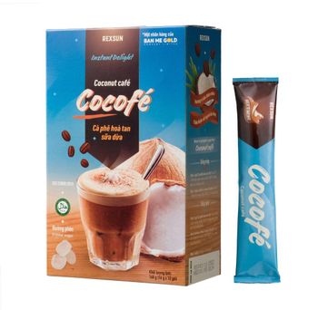 Instant Coconut Coffee Mix _ Cocofé (160g) - BAN ME GOLD COMPANY LIMITED - Vietnam