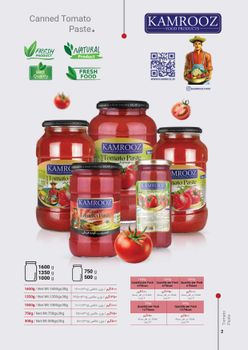 Tomato Paste & Purees Color Red Texture Smooth Brix Level Any Rice Quality Premium Consistency Outstanding Rice Source Best - Hesam Global Trading - Iran