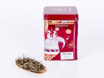 SILVER TIPS TEA IN METAL CADDY 50g Weight (kg) - Ceylon taste mart  - Sri Lanka