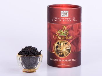 ENGLISH BREAKFAST TEA COMPOSITE CAN 100g - Ceylon taste mart  - Sri Lanka
