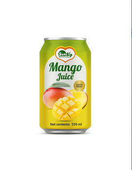 SUNSIP MANGO JUICE – 330ml short can Brand Name OEM/ODM Shelf Life 24 MONTH Packaging CAN - SUNSIP BEVERAGES VIET NAM COMPANY LIMITED - Vietnam
