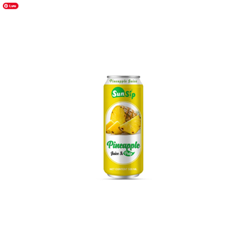 SUNSIP FRUIT JUICE with Pineapple – 500ml can Brand Name OEM/ODM Shelf Life 24 MONTH Packaging CAN - SUNSIP BEVERAGES VIET NAM COMPANY LIMITED - Vietnam