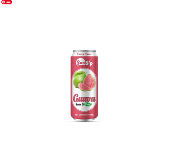 SUNSIP FRUIT JUICE with Guava – 500ml can Brand Name OEM/ODM Shelf Life 24 MONTH Packaging CAN - SUNSIP BEVERAGES VIET NAM COMPANY LIMITED - Vietnam