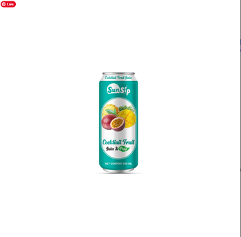 SUNSIP FRUIT JUICE with Cocktails – 500ml can Brand Name OEM/ODM Shelf Life 24 MONTH Packaging CAN - SUNSIP BEVERAGES VIET NAM COMPANY LIMITED - Vietnam