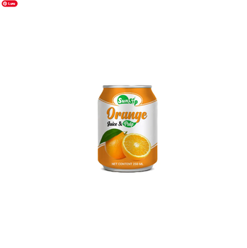 SUNSIP FRUIT JUICE with Orange – 250ml stubby can - SUNSIP BEVERAGES VIET NAM COMPANY LIMITED - Vietnam