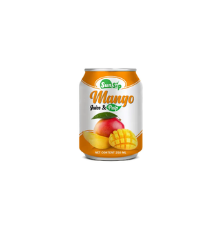 SUNSIP FRUIT JUICE with Mango – 250ml Stubby Can - SUNSIP BEVERAGES VIET NAM COMPANY LIMITED - Vietnam