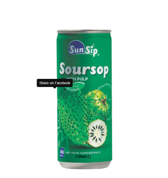 SUNSIP FRUIT JUICE with Soursop – 250ml slim can Brand Name OEM/ODM Shelf Life 24 MONTH Packaging CAN - SUNSIP BEVERAGES VIET NAM COMPANY LIMITED - Vietnam